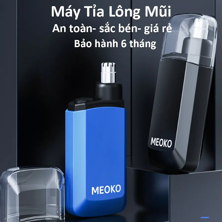 Máy tỉa lông mũi mini cao cấp MEOKO cắt lông mũi chính hãng sắc bén