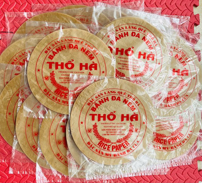 Bánh đa nem Thổ Hà siêu mềm, túi 10-50 lá (Chính gốc Thổ Hà) 9
