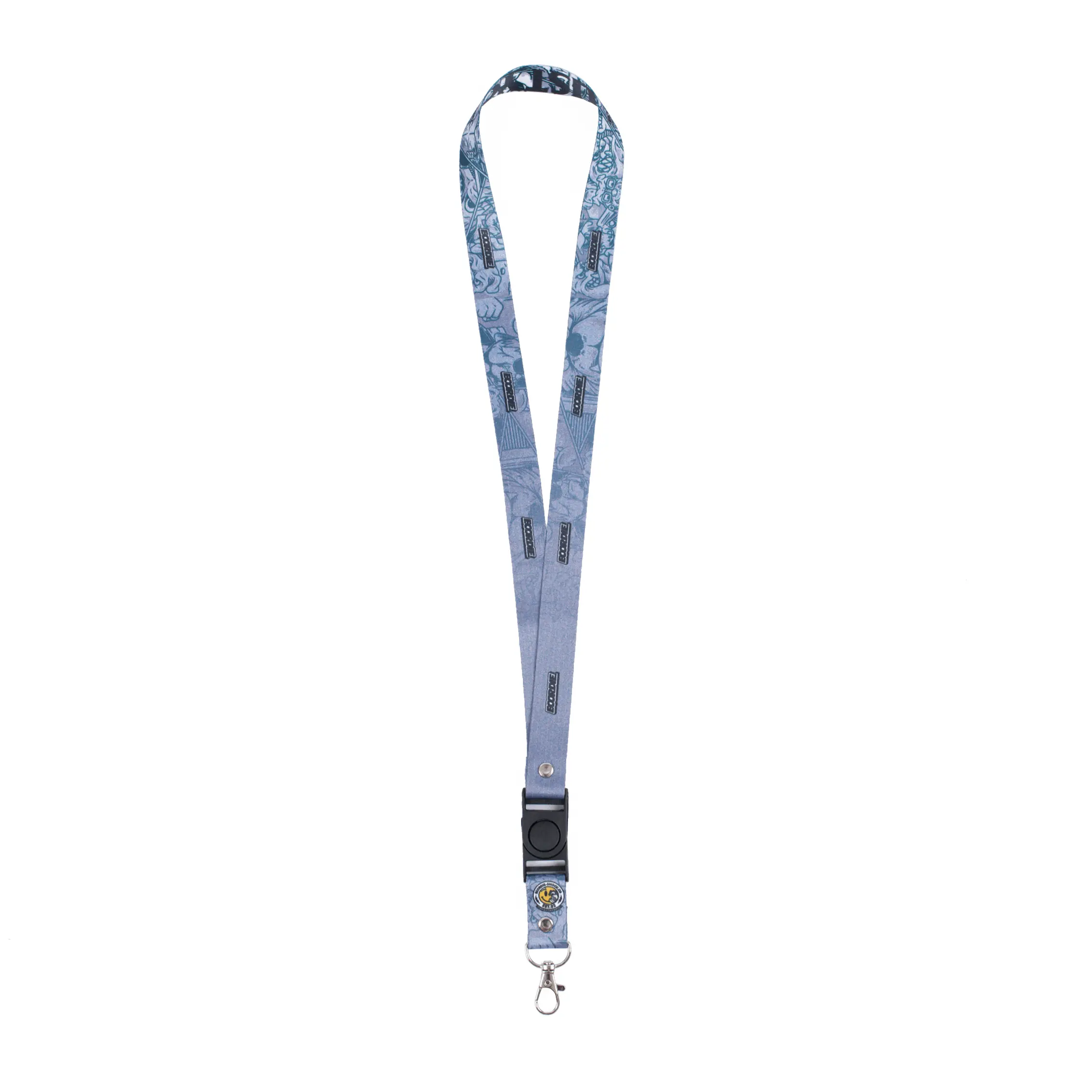 EC "CHASET" Lanyard Polyster Fullprint Grey