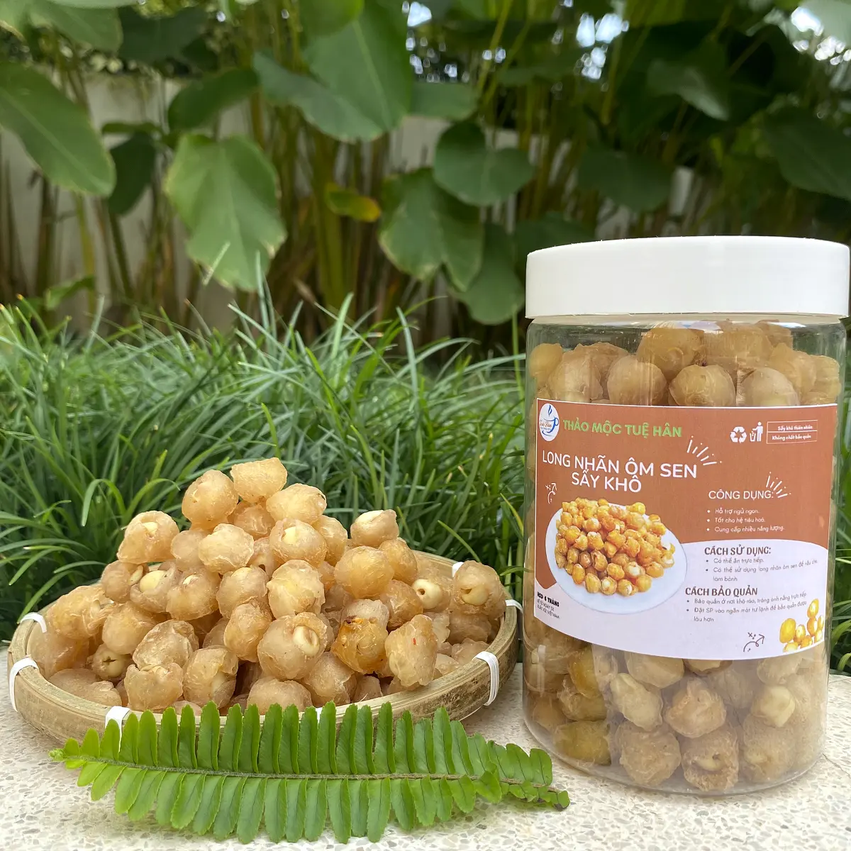 [TUỆ HÂN] LONG NHÃN ÔM SEN HỘP 250G, 500G TUỆ HÂN, ĐỒ ĂN VẶT, NẤU CHÈ, PHA TRÀ, NẤU ĂN KHÔNG ĐƯỜNG HỮU CƠ Food Thức Ăn ĐÃI KHÁCH BIẾU TẶNG QUÀ TẾT