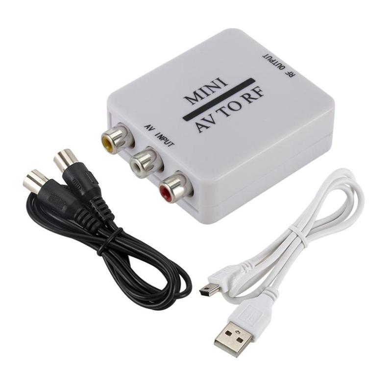 Composite A/V Converter Compact RF Modulator AV TV Signal - TikTok Shop ...