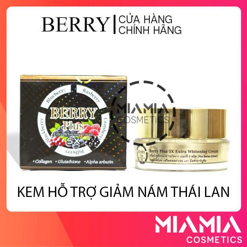Kem Face Berry Plus Extra Whitening Cream Thái Lan Hỗ trợ làm mờ các vết thâm nám Dưỡng Trắng Da