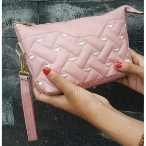 POUCH PUFFY BORDIR UNIK  SERBAGUNA