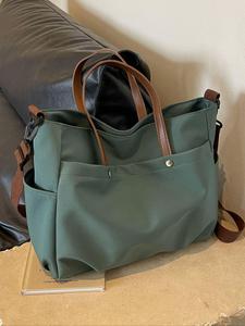 Bolso minimalista de gran capacidad, bolsa cruzada para computadora,bolsa tote  versátil para salir, citas, compras, oficina o clases