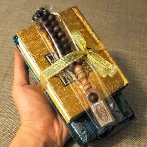 Sajadah AN + SABLON + Al-Quran saku + Tasbih Souvenir Tahlilan Parcel