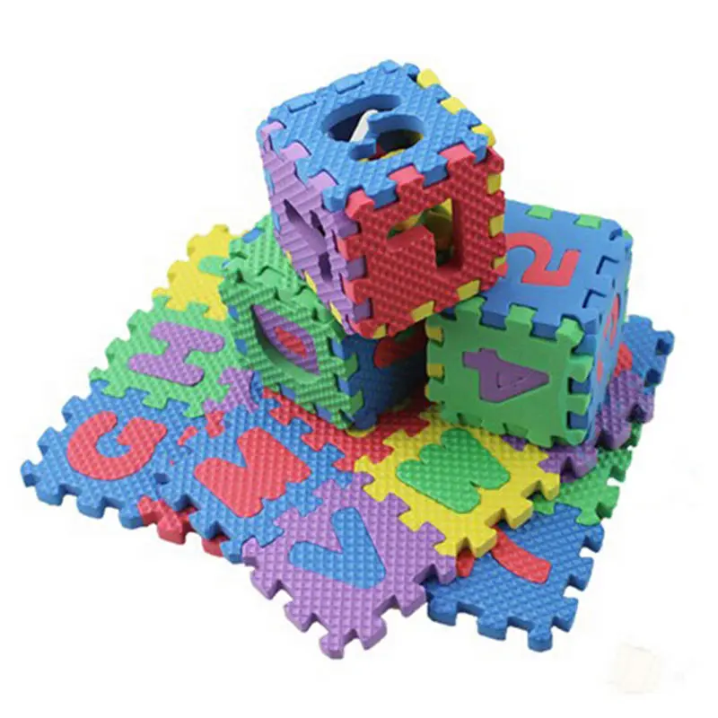 36 Pieces Cute Puzzle Playing Crawling Mat Learning Educational Toys