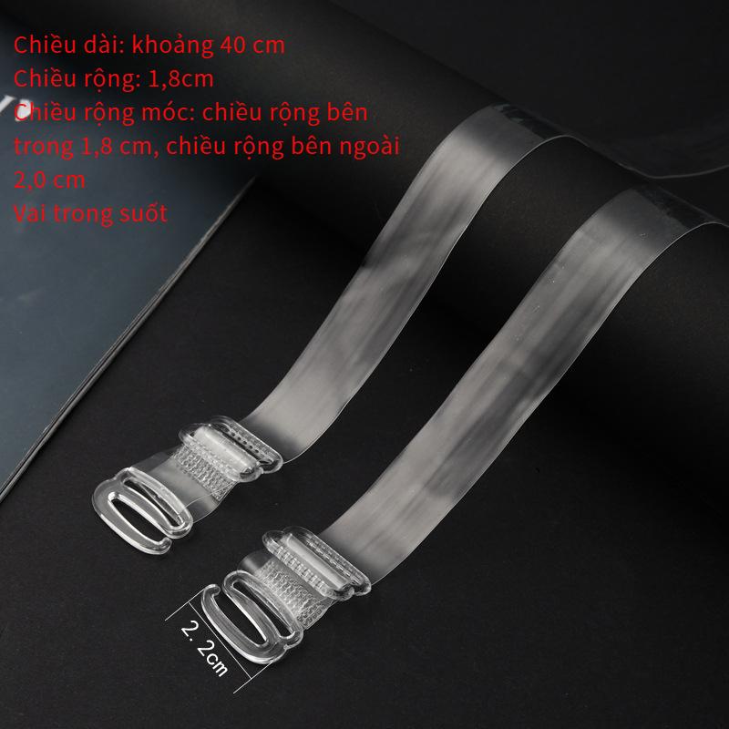 Product Introduction of Invisible Shoulder Strap Plastic Buckle TPU Transparent Bra Frosted High Elastic All-Match Adjustable Non-Magnetic Strap One-Word Adjustable Buckle 10