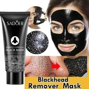 SADOER Bamboo Charcoal Clay Mask Nose Pore Pack Blackhead Remove Angkat Komedo EM025
