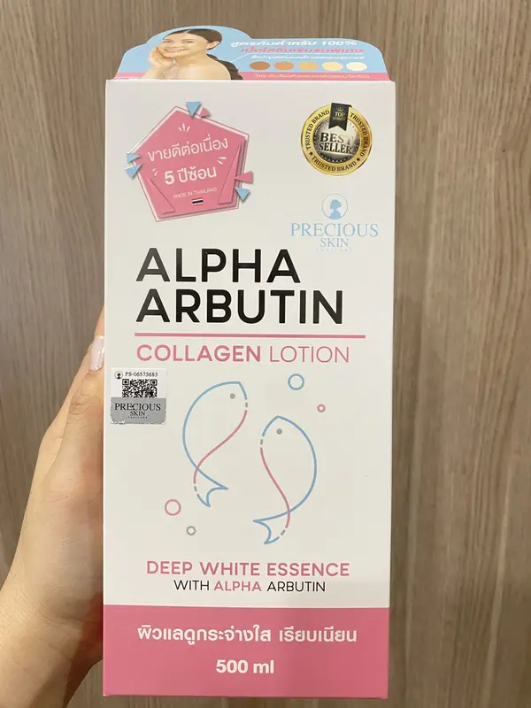 [ MẪU MỚI] SỮA DƯỠNG THỂ, DƯỠNG DA BODY ALPHA HÀNG THÁI 500ML duong trang 2