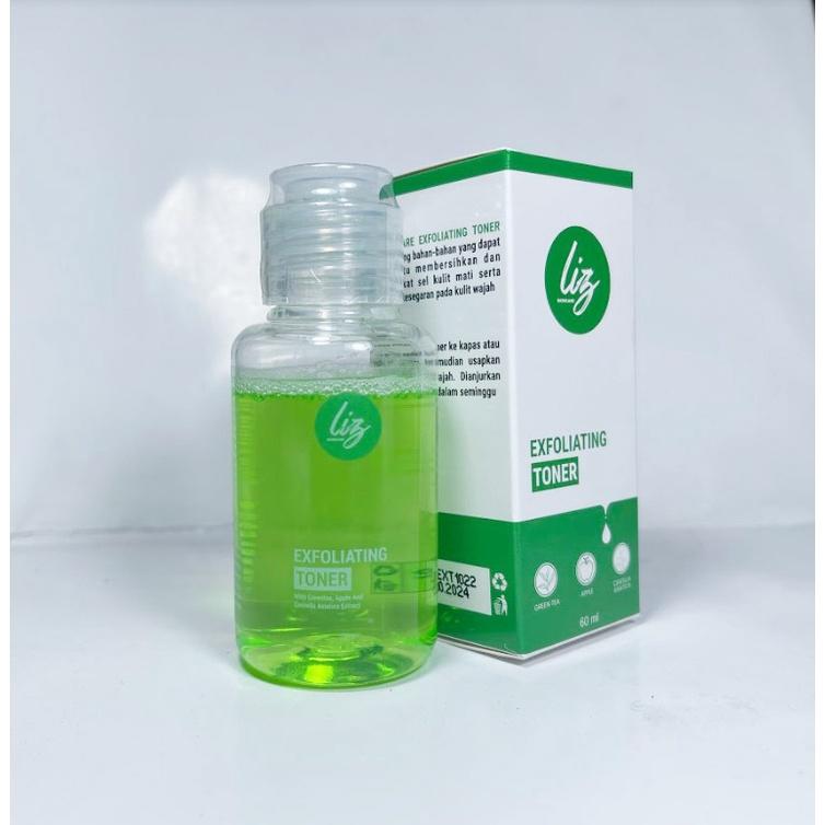 Promo Lizskincare  Exfoliating Toner Pengangkat Sel Kulit Mati Wajah Toner Pengelupasan Toner Flek Hitam Melasma Noda Hitam Bekas Jerawat 3