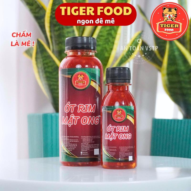 Ớt rim mật ong TIGER FOOD Ớt hiểm tươi rim sa tế dùng cho nhiều món bánh tráng trộn xào,ướp nướng Nước Sốt Gia Vị Cay