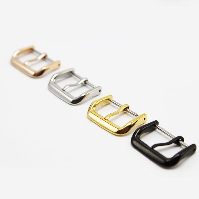Khóa đồng hồ MS01 thép không gỉ dùng cho dây da nhiều SIZE 10 12 14 16 18 20…
