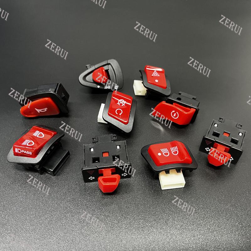 ZR For Light Switch Trim Red Button Switch Turn Signal Slit Mak ...