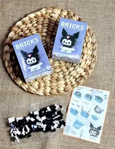 Bricks & Friends MAINAN MINI SUSUN BALOK BRICK LUCU KARAKTER NANO BLOCK 3D PUZZLE Toys Edukasi Anak Plastik ABS Usia 10+ Hadiah Terbaik untuk Anak Laki-Laki dan Perempuan