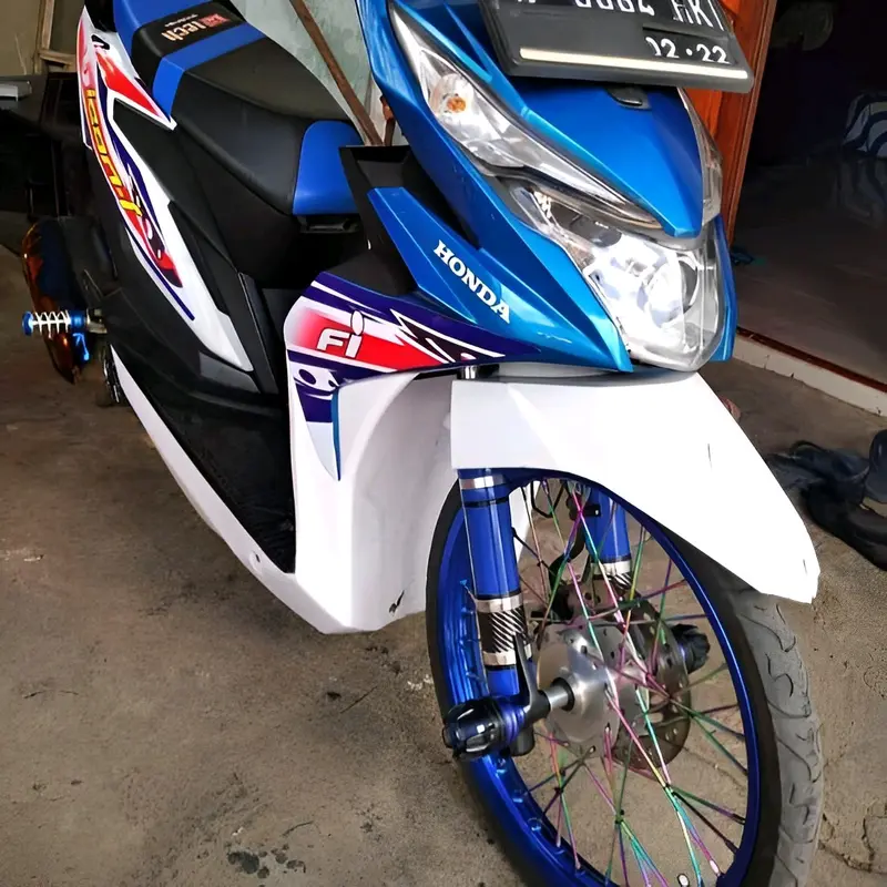 Covershock Depan Sepeda MOTOR METIC / Motor Beat, Vario, Mio, Scoopy, Spacy, Aerox, Spin, New soul GT, Nex11, PCX. 4