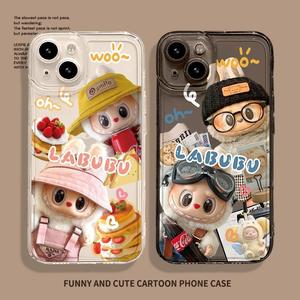 Cute Labubu Compatible with iPhone 16 Pro Max Phone Case Hot-Selling Apple 15 Cartoon 14/13/12 Cover