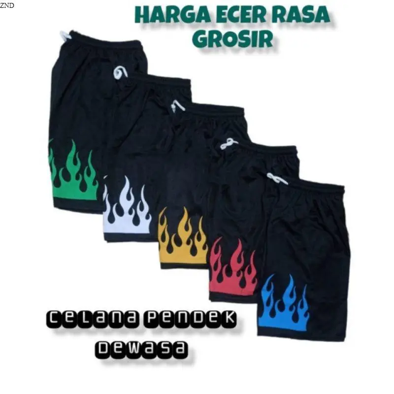CELANA PENDEK PRIA MOTIF API DEWASA DAN ANAK|| CELANA PENDEK MURAH Shorts Katun Distro Santai Surfing Boxer Wanita Cowok