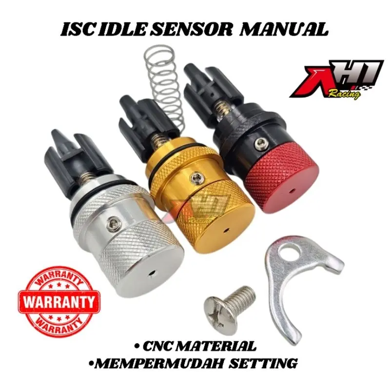 ISC IDLE AIR SCREW SENSOR CONTROL SETELAN RANGSAM MANUAL AEROX 155 NMAX XEON RC MIO M3 MIO J MIO GT XRIDE FINO FI XEON R15 NEW GSX 150 SATRIA FU Fi ISC THROTTLE BODY AH1 RACING