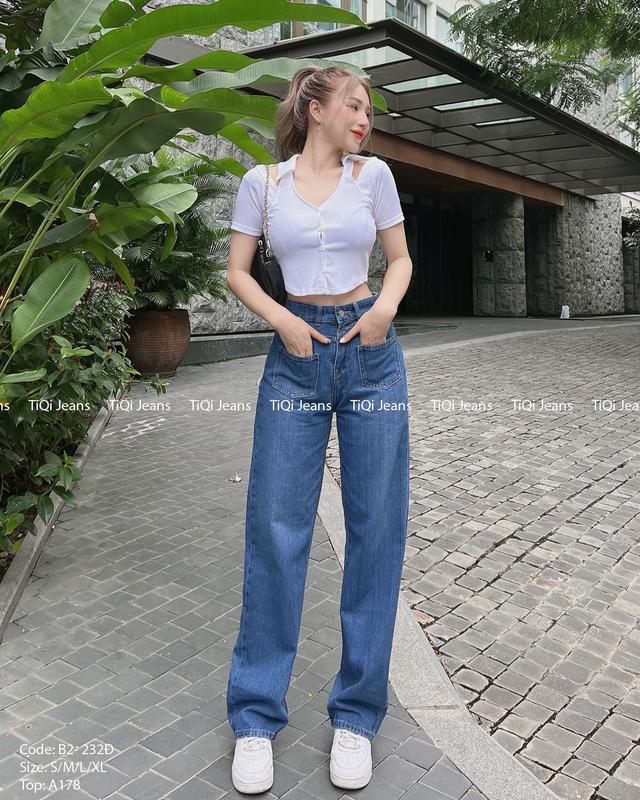 Áo croptop nữ ôm tay ngắn cổ bẻ khoét vai nhiều màu TiQi Jeans A-178