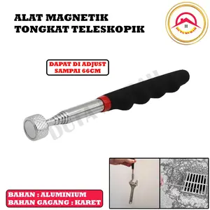 Tongkat Magnet Teleskopik Stik Stick Magnet Tongkat Magnet Panjang