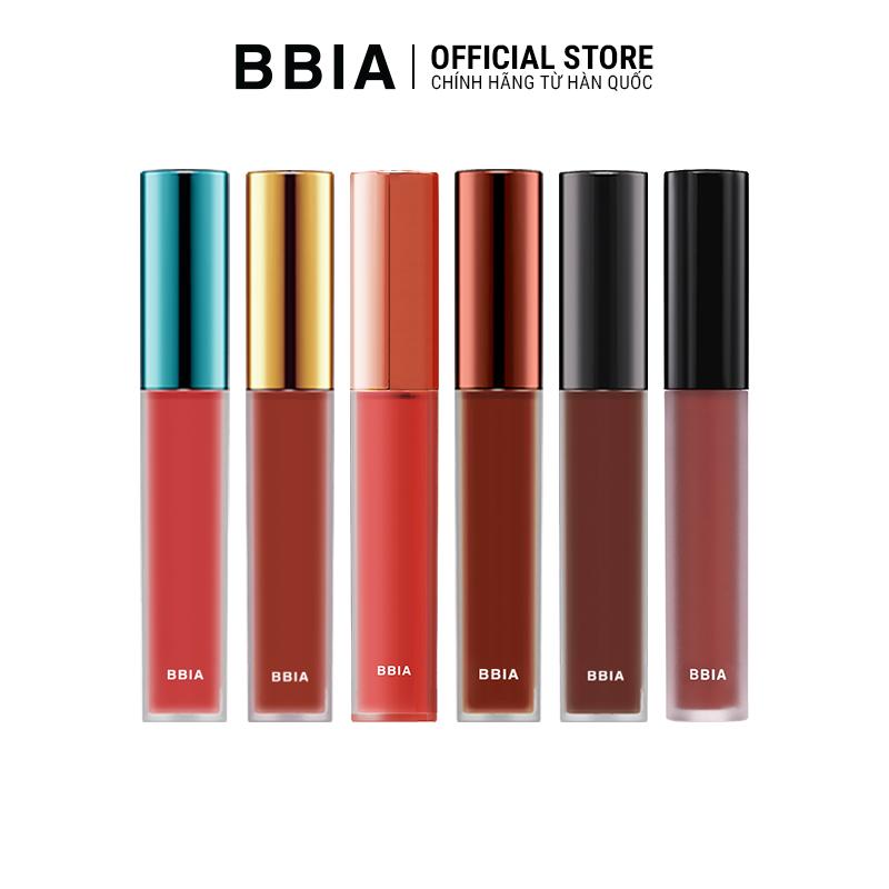 Deal shock chỉ từ 128K Đủ màu Son kem BBIA Last Velvet Lip Tint 5g Mỹ Phẩm Trang Điểm Nữ Women Cosmetic
