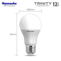 Gambar Hannochs Lampu Bohlam LED Trinity 12W isi 4pcs Multipack Cahaya Putih dari Hannochs Official Kab. Tangerang 3 Tokopedia