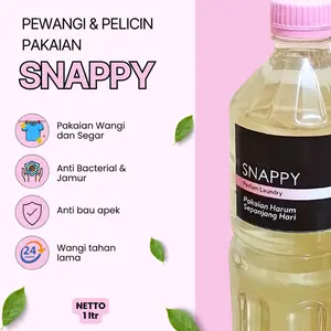 Parfum Laundry SNAPPY Grade A Tahan Lama 1ltr