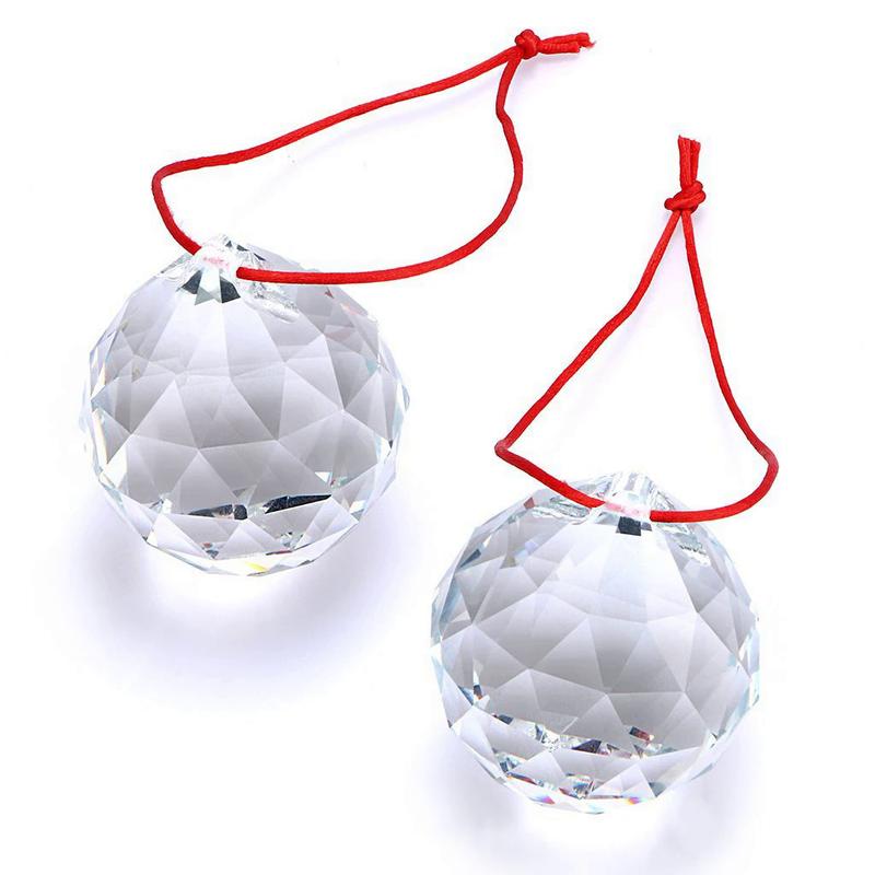 Máy tạo cầu vồng Lăng kính pha lê, 30mm, Trang trí Treo phong thủy cho gia đình và Vườn 3