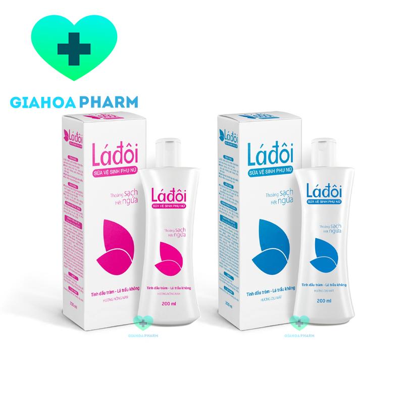  Shema Lá đôi - Dung dịch sữa vệ sinh phụ nữ  MERAP GROUP  an toàn da nhạy cảm giảm mùi hôi nấm ngứa huyết trắng 