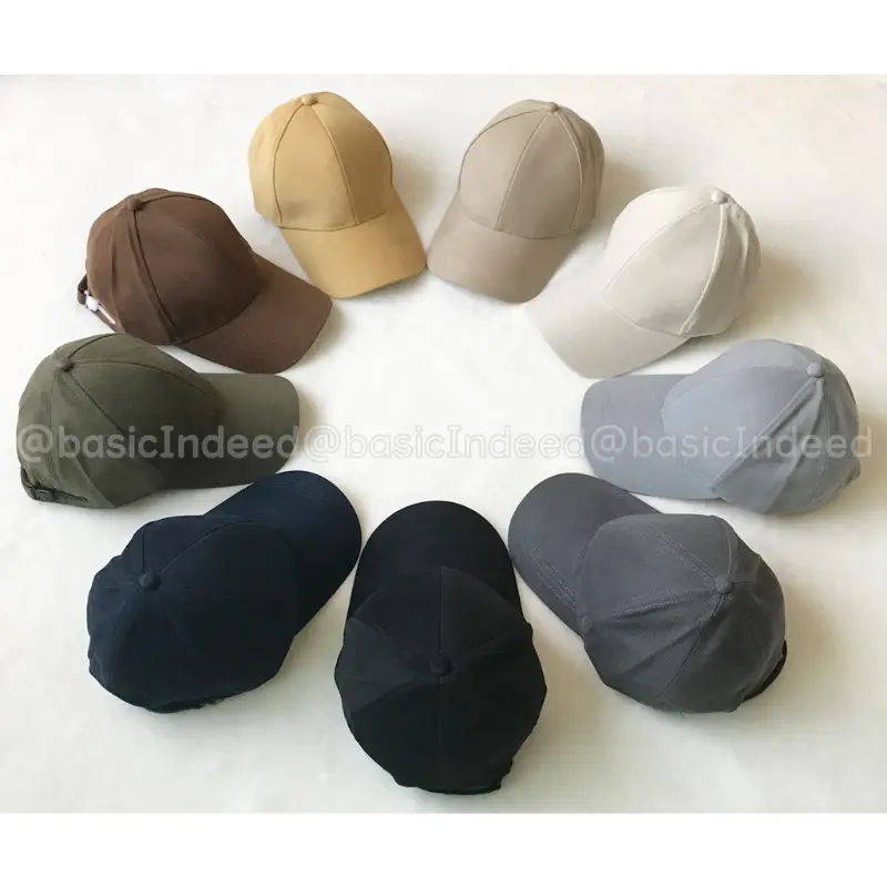 จัดส่งจากกทม Basic Indeed หมวกแก๊ป หมวกเปล่า ทรงสวย กว่า 30 สี ออกใบกำกับภาษีได้