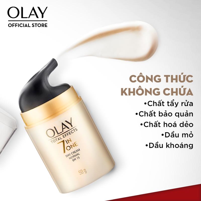 Kem Dưỡng Ẩm Ban Đêm Hỗ Trợ Phục Hồi & Làm Chậm 7 Dấu Hiệu Lão Hóa OLAY TOTAL EFFECTS 50g 4