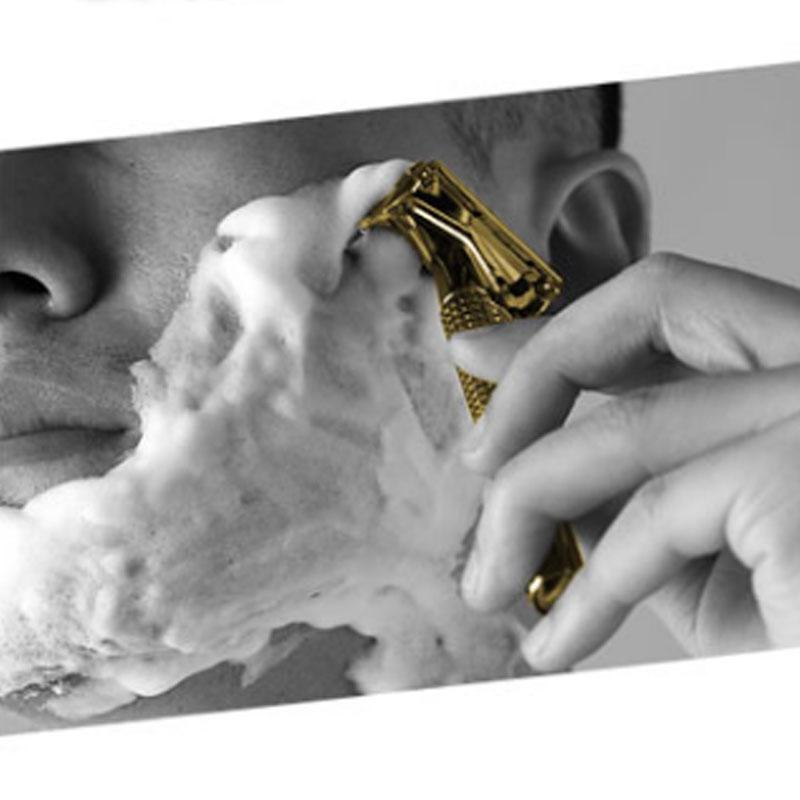 Product Introduction of Manual Shaver For Men Classic Stainless Steel Safety Razor Shaver With Brush And Box P7F3 34