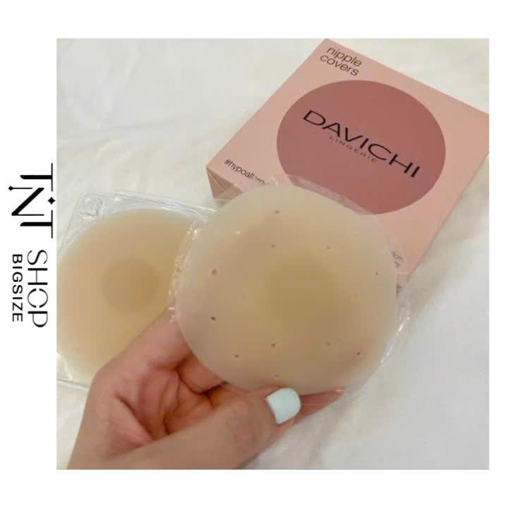   CÓ CHE TÊN  MIẾNG DÁN NGỰC SILICON DAVICHI  TNT SHOP BIGSIZE 60KG 90KG  Nữ Women 