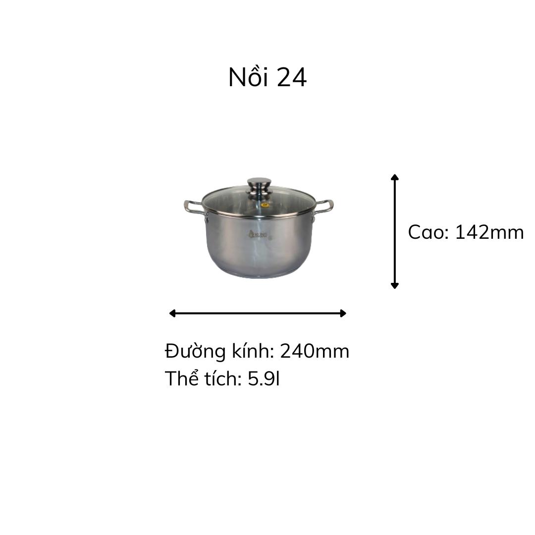 NỒI INOX 3 ĐÁY THÂN ĐỨNG CAO CẤP KLINS 24CM (NK) 1d8938ff20d348788119df7f8c6e5281~tplv o3syd03w52 origin jpeg