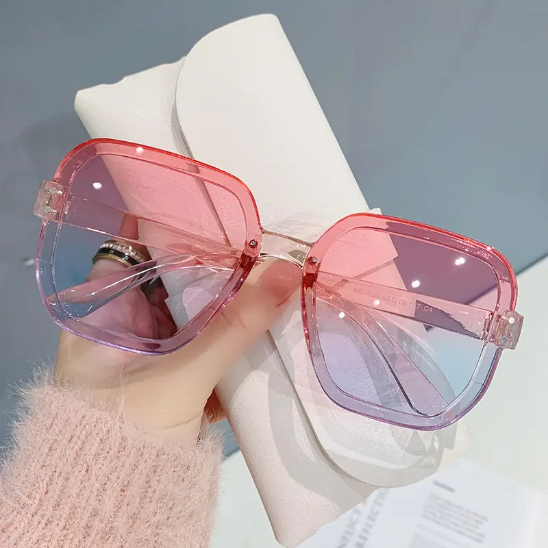 RRNS 258 Kacamata Hitam Korea Vintage Retro Fashion Wanita Pria Sunglass Eyewear 2