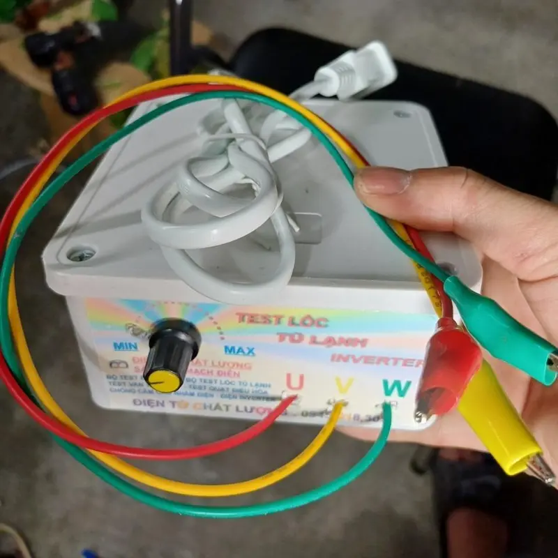 Test lốc tủ lạnh , Board test inverter , kiểm tra lốc tủ lạnh, test tủ lạnh có gas 4