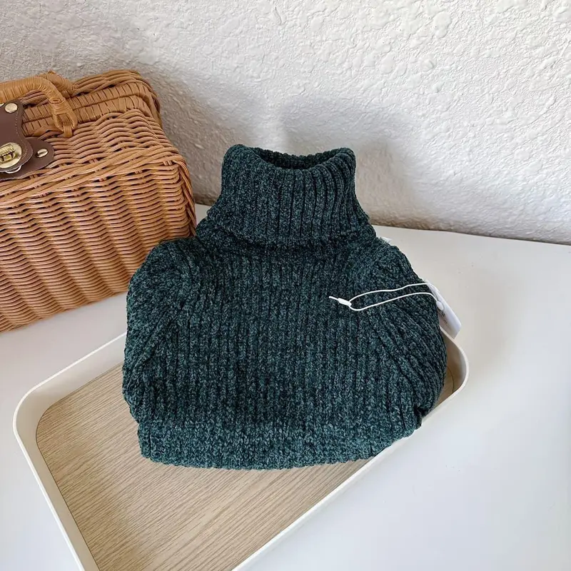 Áo Len Cao Cổ Tuyết Nhung cho bé Bé 8-18kg - Chất Lượng Cao Cấp 5
