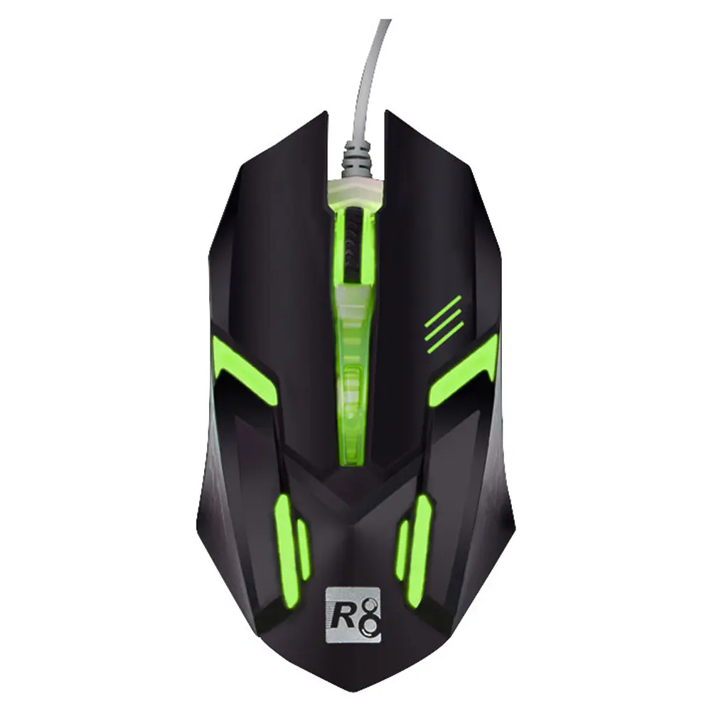 Chuột gaming có dây R8 GTX limedi G21B đèn led Nobox