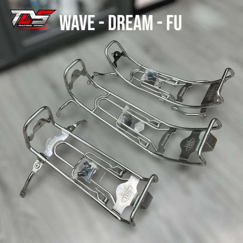 Baga xuồng Inox 10li Wave Dream Future loại dày đặt biệt mối hàn đẹp Phụ Kiện Phụ Tùng Cao Su