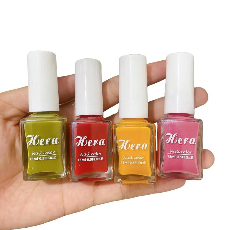 LẺ MÀU - SƠN GEL LẠNH TỰ KHÔ HERA - 15ML - BÓNG ĐẸP - MAU KHÔ - BỀN MÀU Nữ