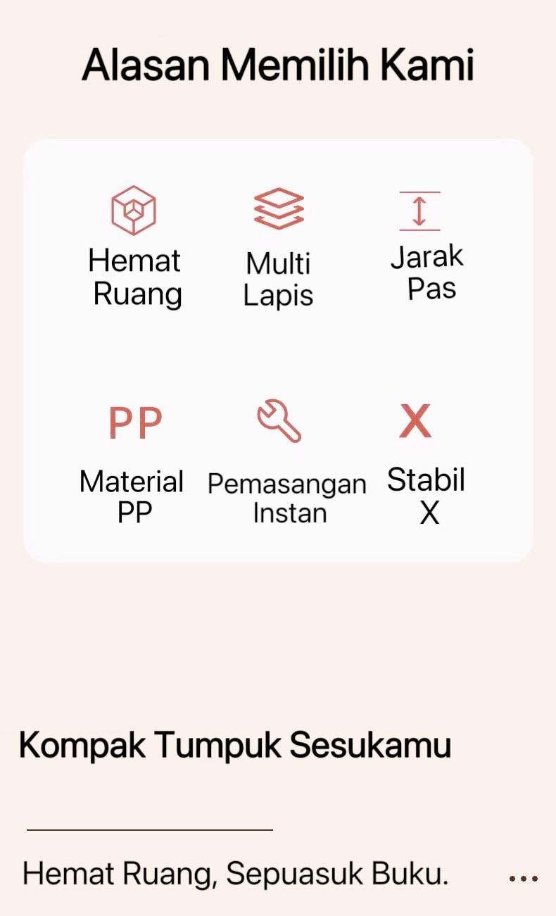 LIVO HOME Rak Sepatu X 7/9 Susun Livo Home Viral Zigzag Material Plastik PP Ringan & Kokoh Pilihan 4-9 Tingkat Mudah Dipasang Gratis Ongkir