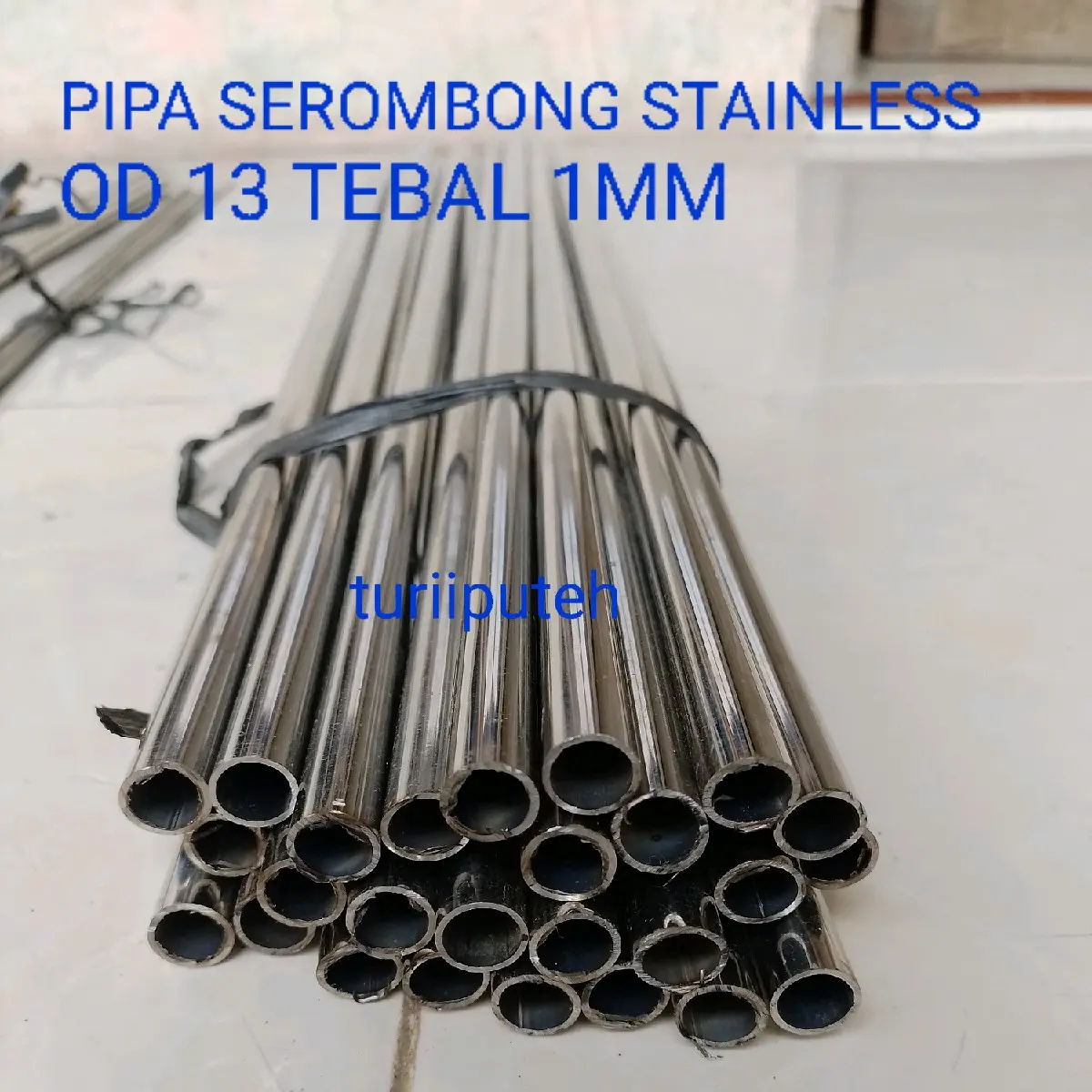 pipa stainless od 13 id 10,5 panjang 1meter