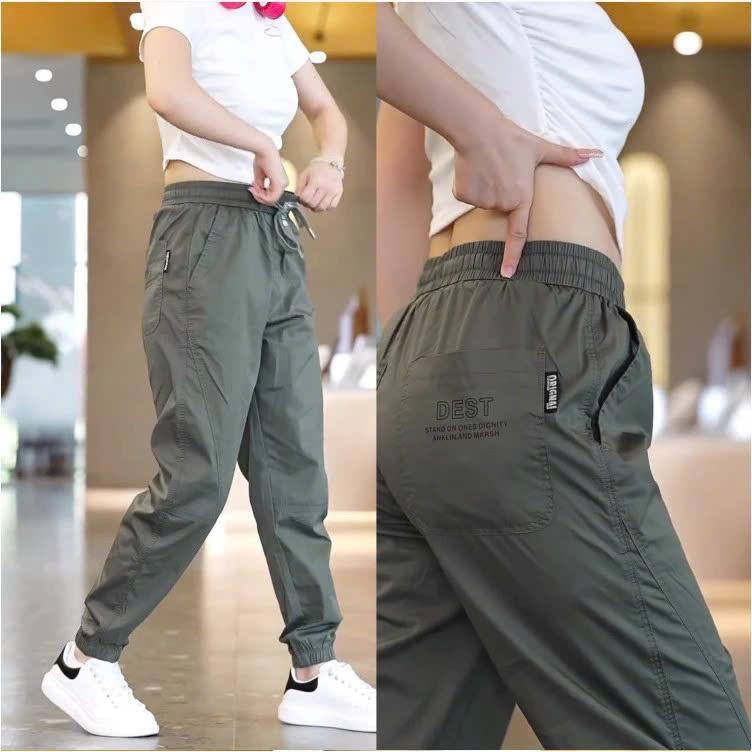 Product Introduction of A1 Quần Dài Kaki Chun Gấu Thể Thao Dáng Jogger Rộng Chất Kaki Phong Cách Đường Phố Thời Trang Xuân Thu Đông Cho Nam Nữ Sport Tập Gym 19