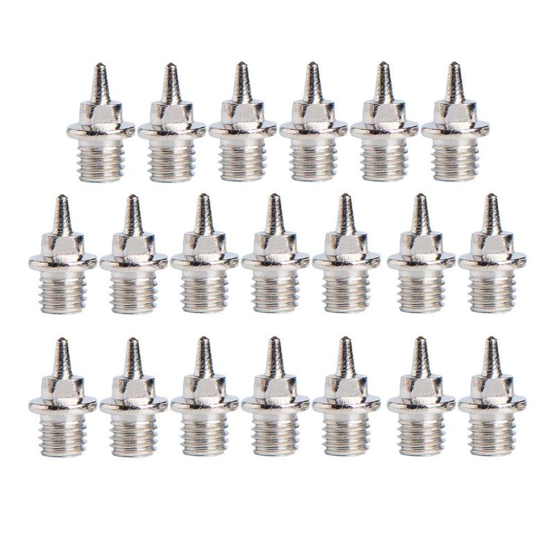 Product Introduction of 20pcs Track Field Shoe Spikes Running Shoe Nails Enhanced Grip Sports Accessories Pyramid X4R5 25