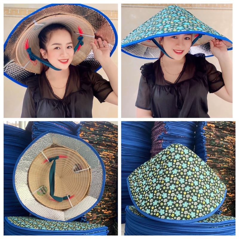 COMBO 3 NÓN CÁCH NHIỆT chống nóng- đường kính 67cm- Không bao gồm nón lá