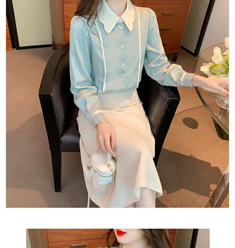 Product Introduction of Áo Voan, Dài Tay, Phong Cách Mùa Thu, Quần Áo Mùa Thu Nữ Chuyên Nghiệp, Hàng Mới Về 2024, Thời Trang Và Sành Điệu, Áo Sơ Mi Nữ Women Top Shirt 8