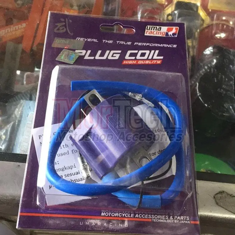 Koil Uma Racing Malaysia Universal Karbu Non Injeksi / Coil Ignition Motor Carbu Karburator Vario 110 Karbu Scoopy Beat F1ZR JupiterZ Vega R Jupiter Mx RX King Mio Xeon 3