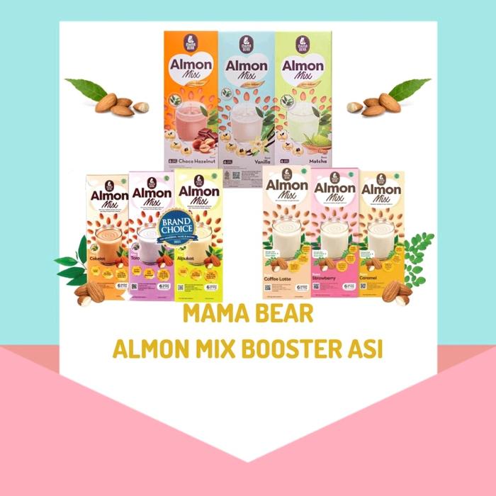Gambar Pelancar Asi Almon Mix Mama Bear / Asi Booster Mama Bear / Banjir Asi Almon / Mama Bear Almon Mix / Mama Bear Almond Susu Daun Katuk dari KalleaStore_NEW Kab. Karanganyar Tokopedia