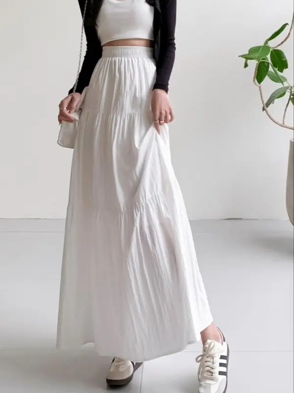 Women's Plain Skirt, Casual Fashion Skirt for Daily Wear, Ladies Bottoms for All Seasons 6