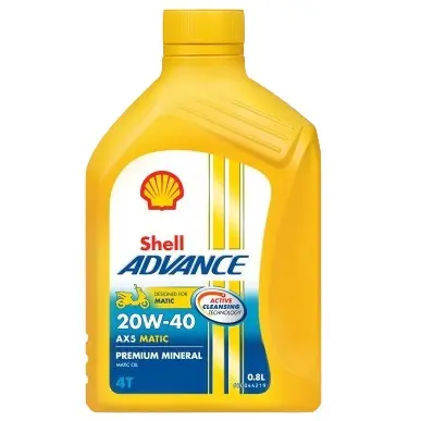 Oli Shell Advance 4T AX5 Matic 0.8L 800ml